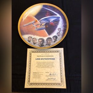 Star Trek TOS - USS Enterprise plate